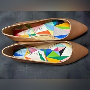 Katy Perry Women The Sister Ballet Flat Pointed Toe Size 10, Bronze